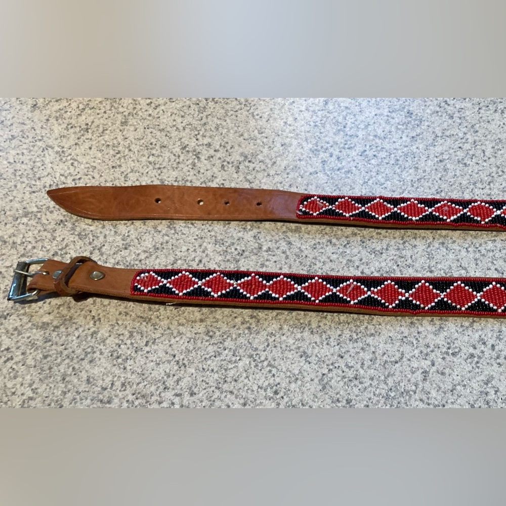 Handmade Beaded Belt